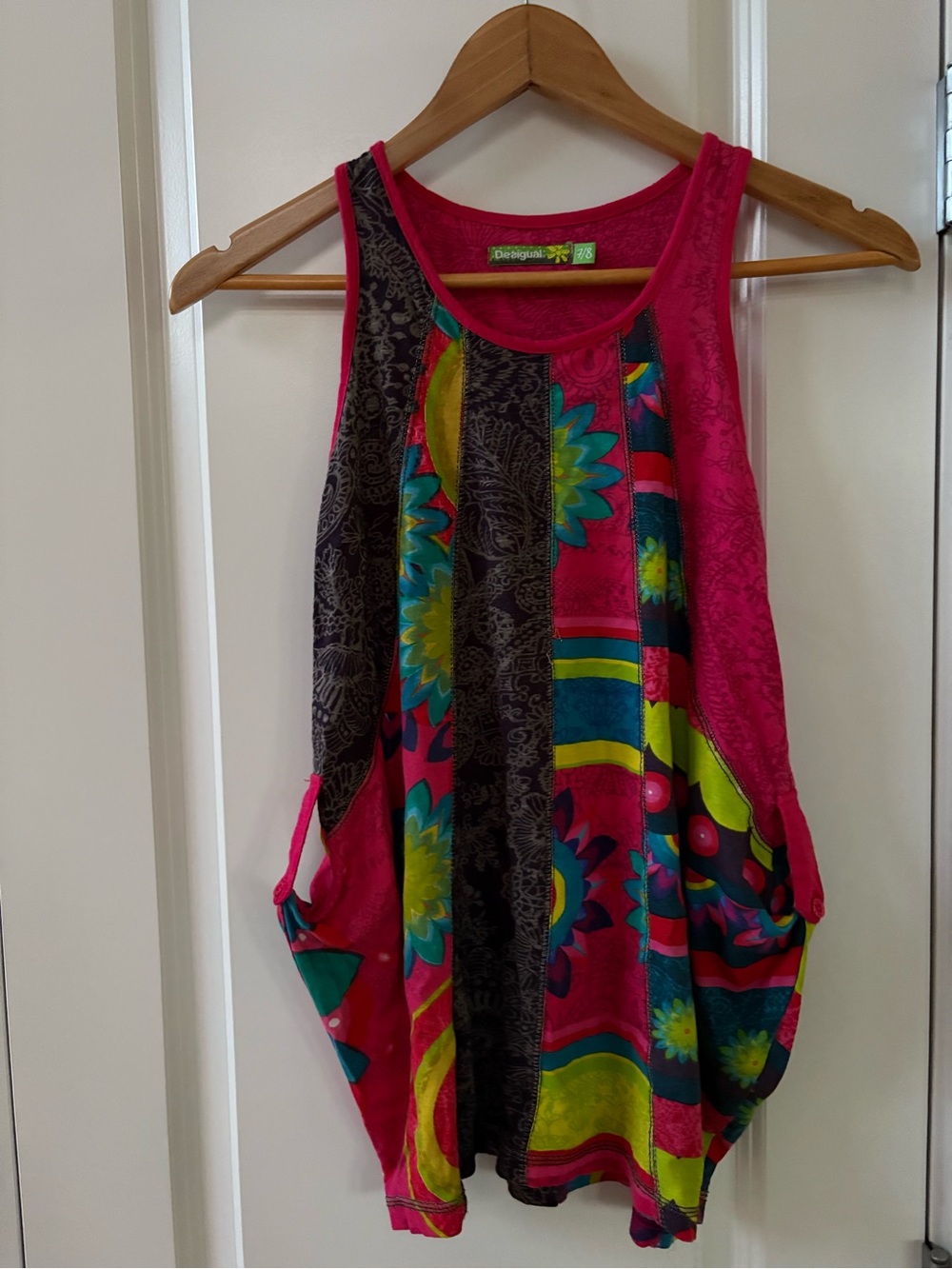 Desigual Multicolor Y2K Style Tank Top Size 7/8